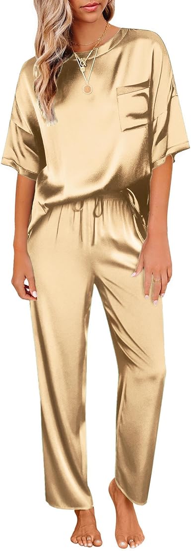 Silk Pj  Set For Women